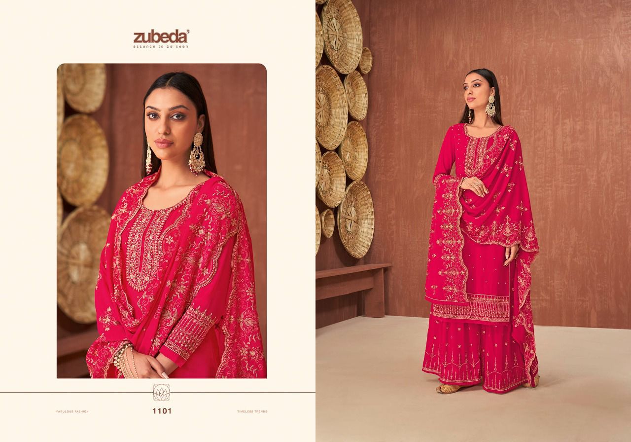 Rauzan By Zubeda Georgette Designer Wedding Salwar Suits Orders In India